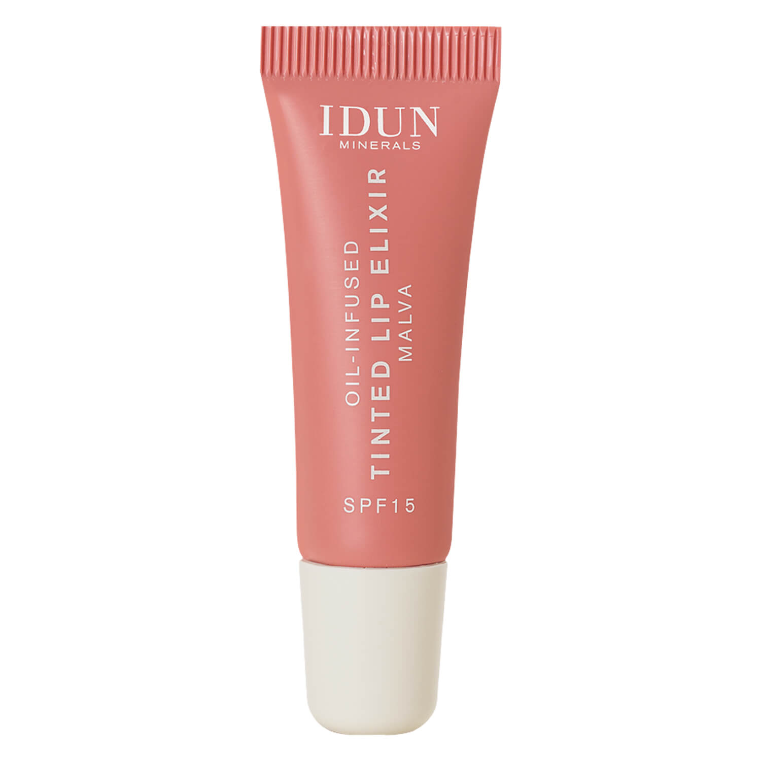 Idun Minerals Idun Lips – Oil-Infused Tinted Lip Elixir Malva Coral Beige 8ml