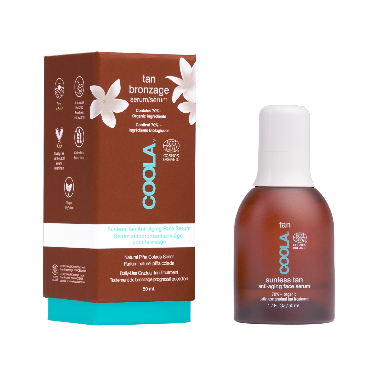 Coola - Organic Sunless Tan Anti Aging Face Serum 50ml