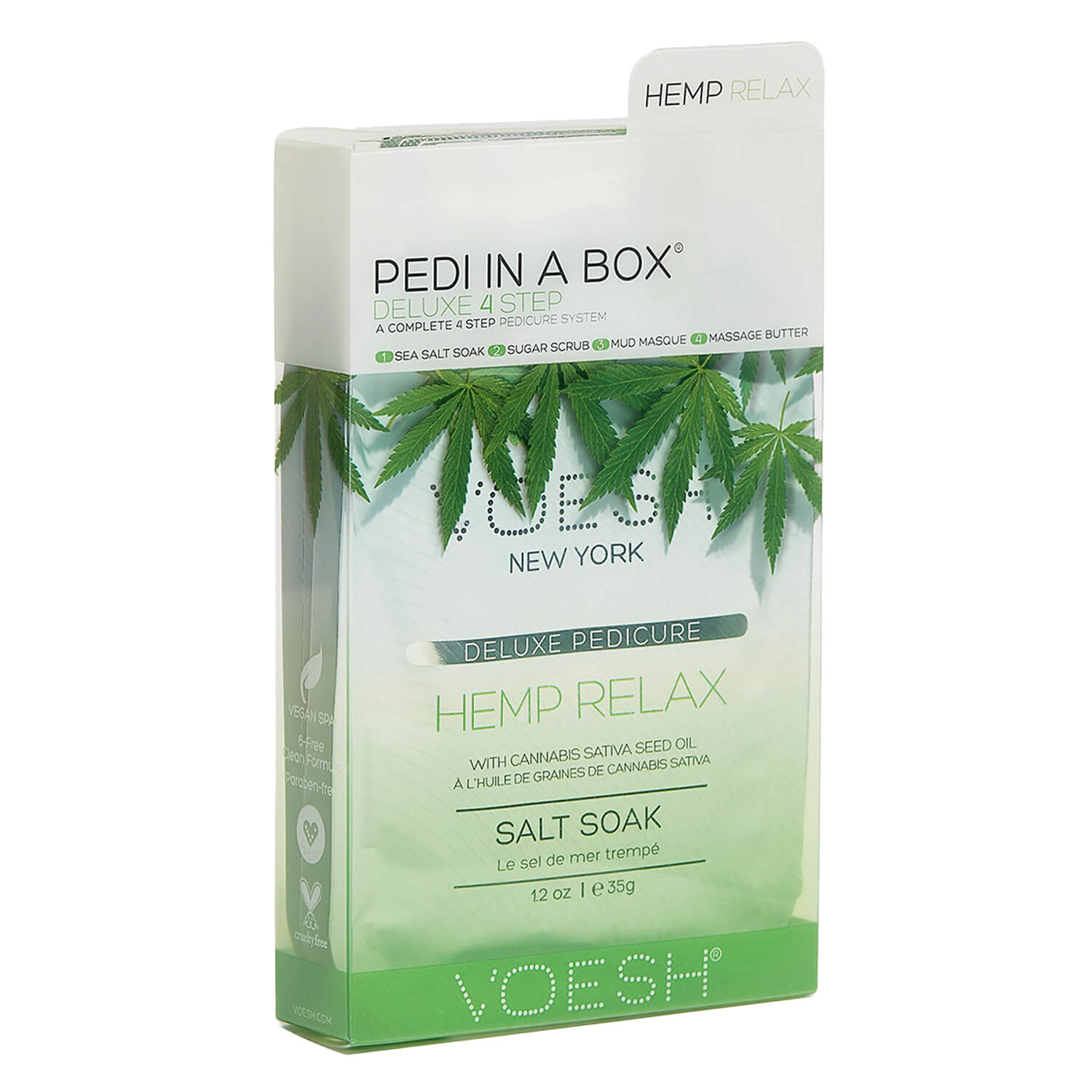Voesh New York - Pedi In A Box 4 Step Hemp Relax