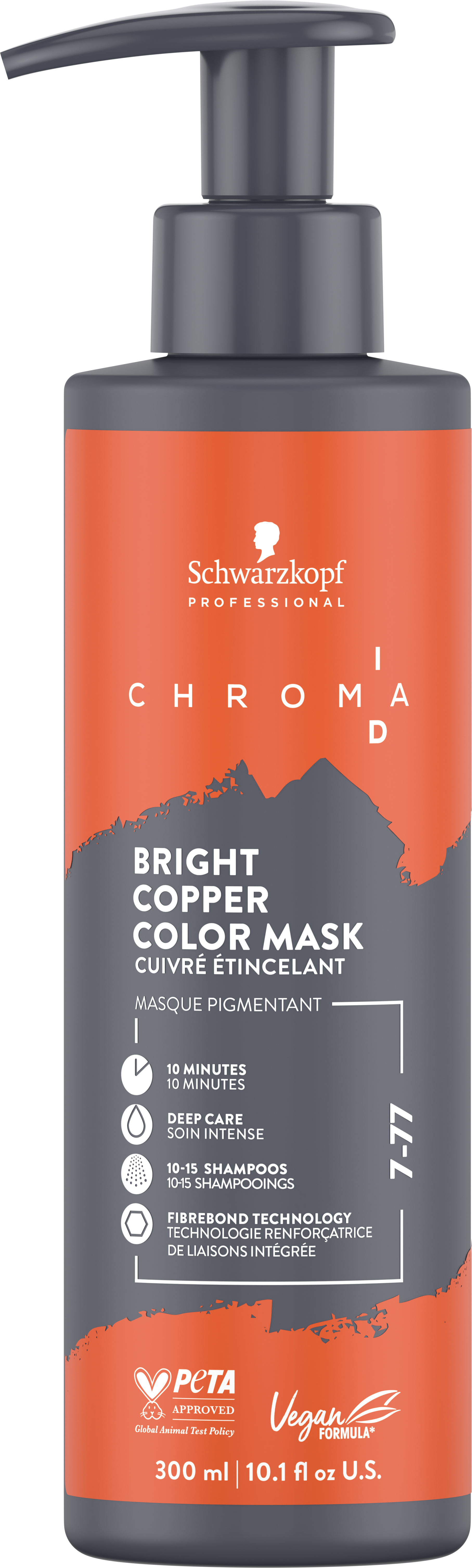 Schwarzkopf Chroma Id – Bonding Color Mask 7-77 Bright Copper 300ml