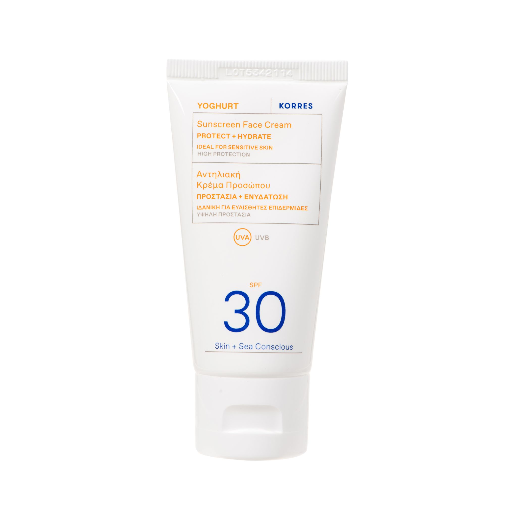 Korres Care - Yoghurt Sonnencreme Für Das Gesicht Spf30 50ml