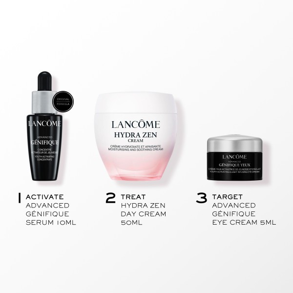 Lancôme Specials - Hydra Zen Set (Hydra Zen Cream 50ml + Génifique Serum 10ml + Génifique Yeux 5ml)