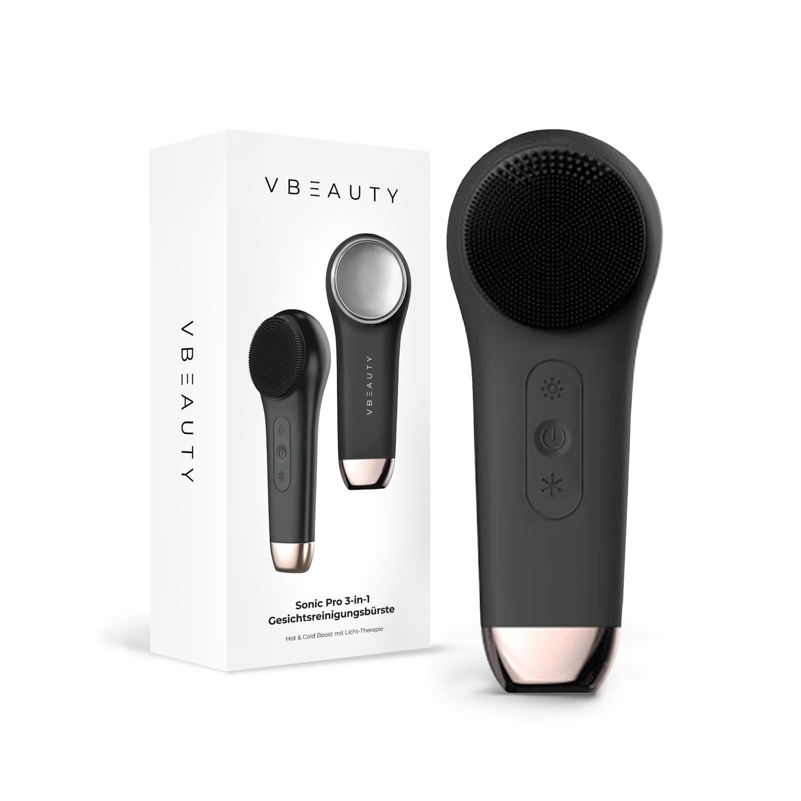 Vbeauty Tools – Sonic Pro 3-In-1 Gesichtsreinigungsbürste 1x