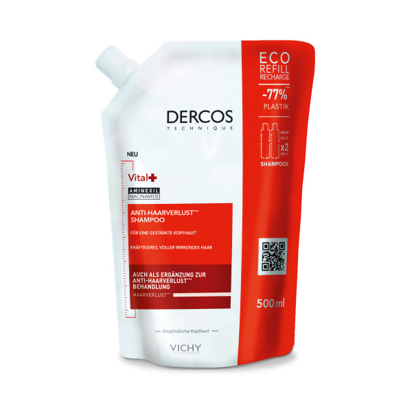 Vichy Dercos – Anti-Haarverlust Shampoo Nachfüllpackung 500ml