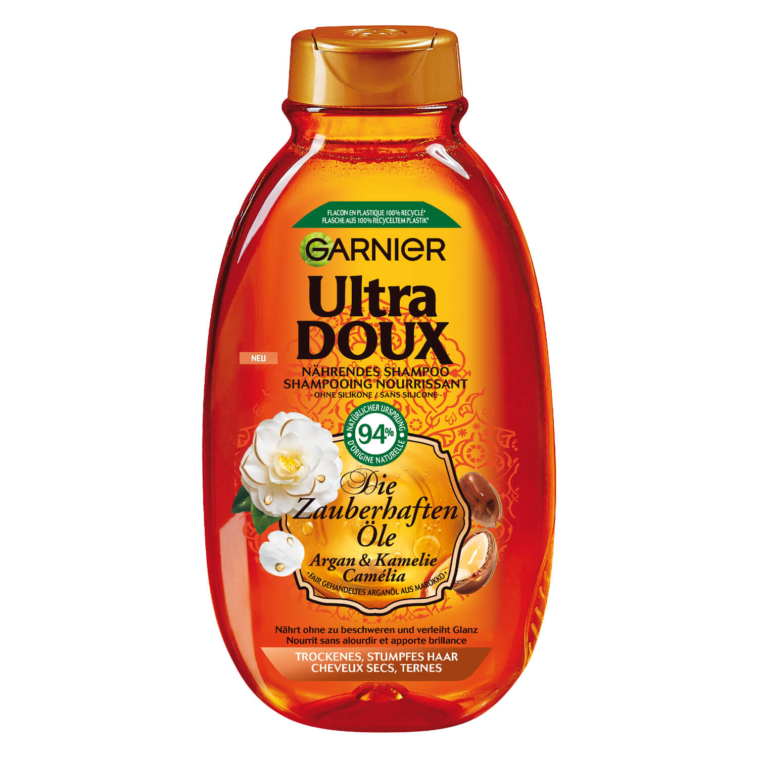 Garnier Ultra Doux Haircare – Zauberhaftes Kamelien & Arganöl Shampoo 300ml