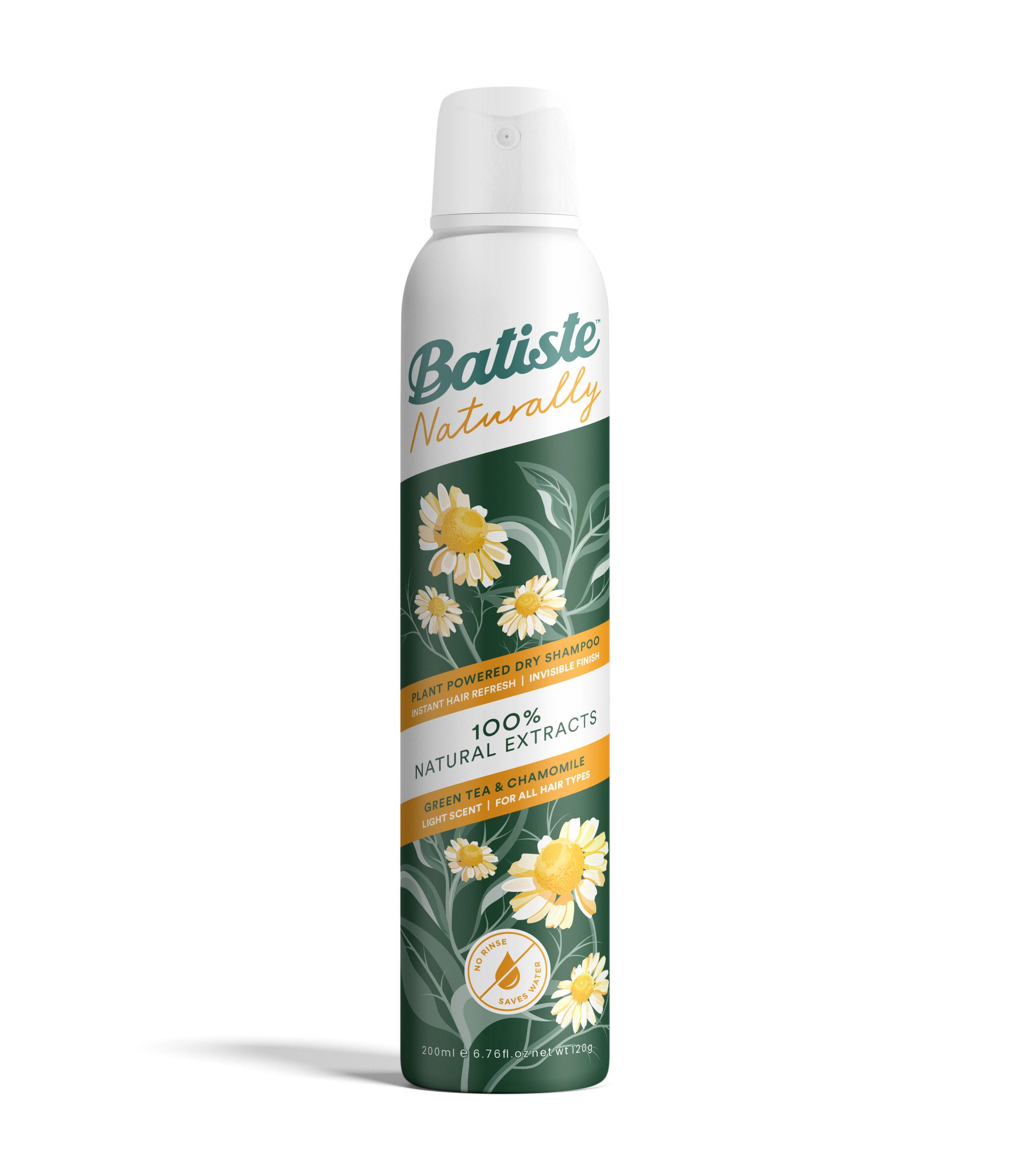 Batiste - Naturally Green Tea&Chamomille Trockenshampoo 200ml