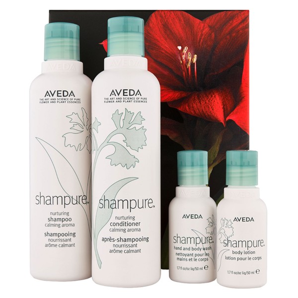 Image of aveda specials - shampure calming hair & body set