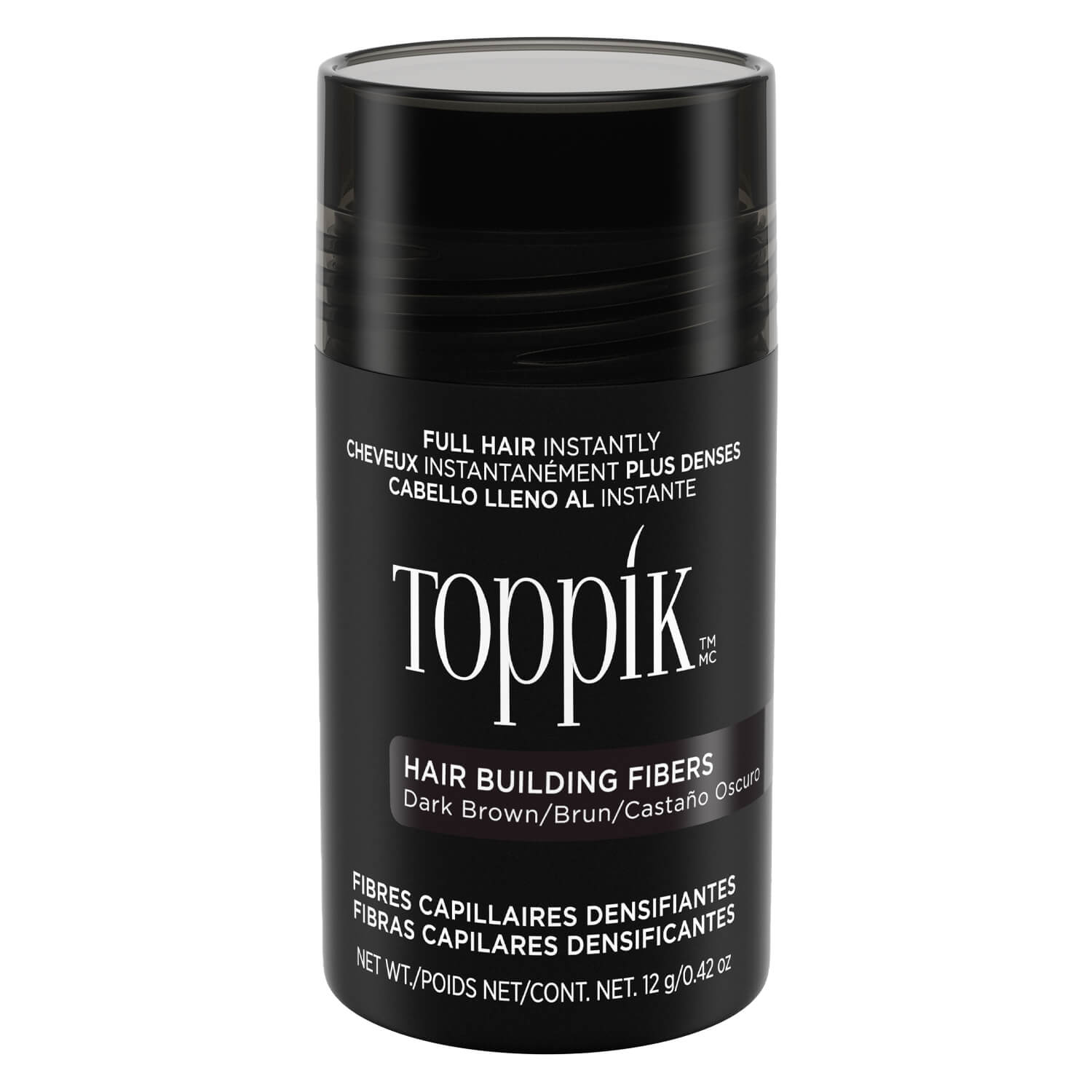 Toppik – Hair Building Fibers Dark Brown 12g