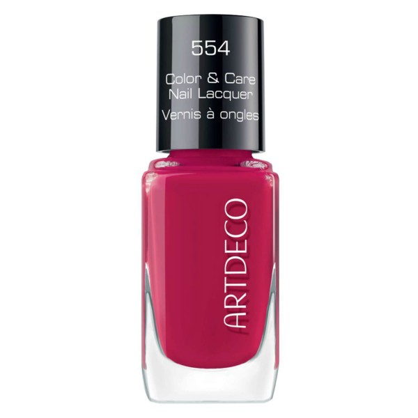 Image of Color & Care - Nail Lacquer Beautiful Raspberry 554