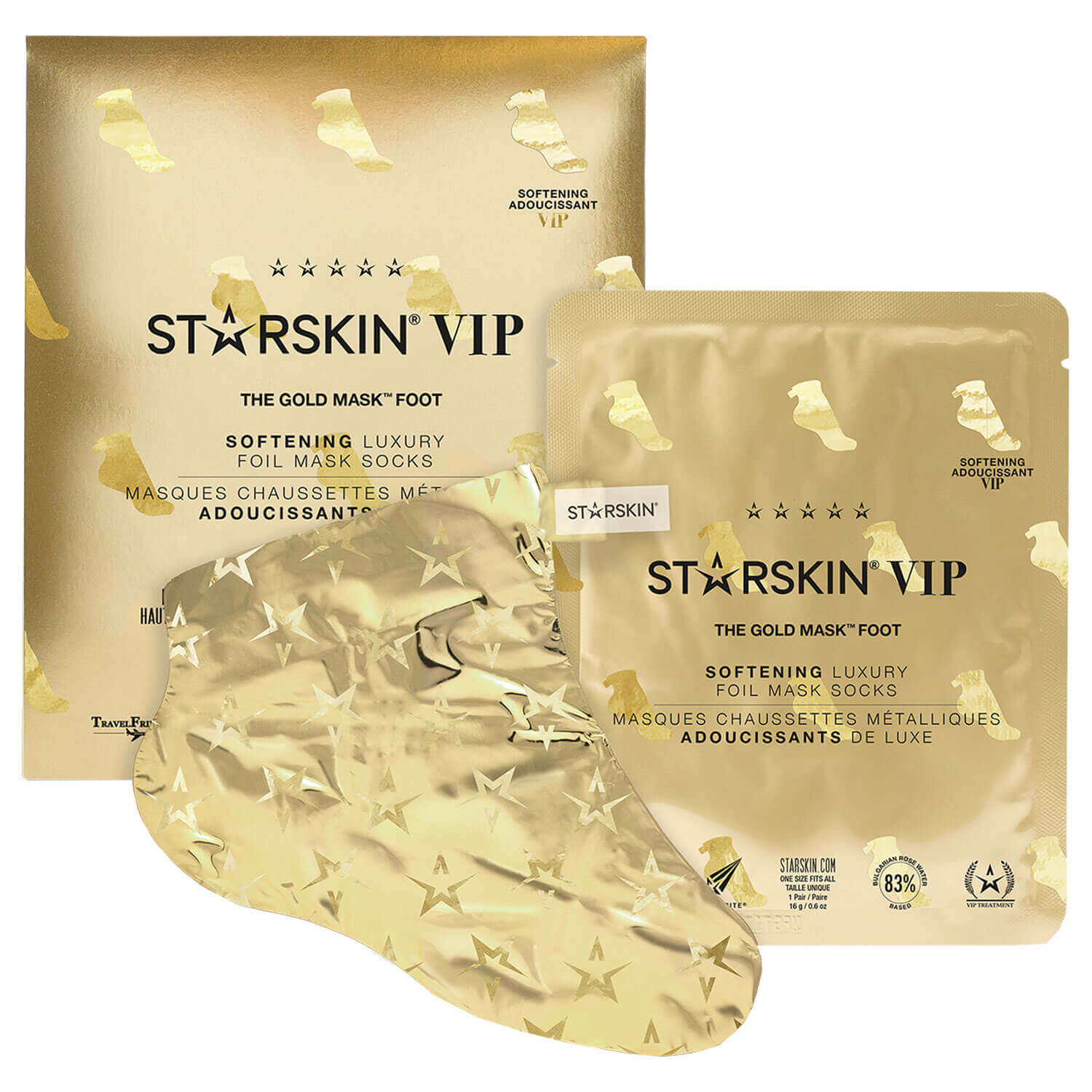 Starskin – Vip The Gold Softening Foot Mask 1x