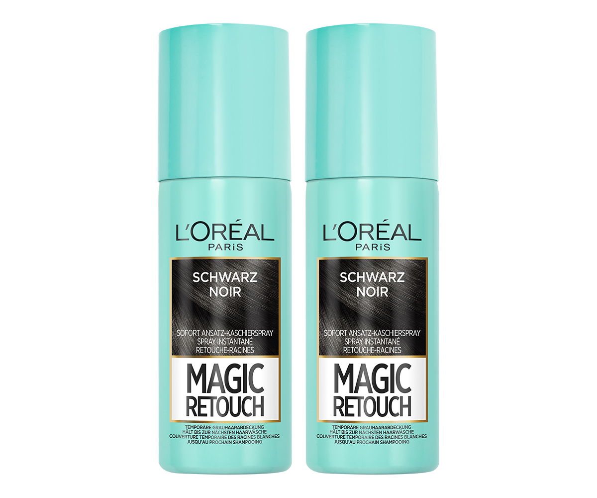 L'oréal Paris Loréal Magic Retouch - Permanent Schwarz Duo 27ml