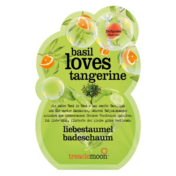 Image of treaclemoon - basil loves tangerine liebestaumel badeschaum