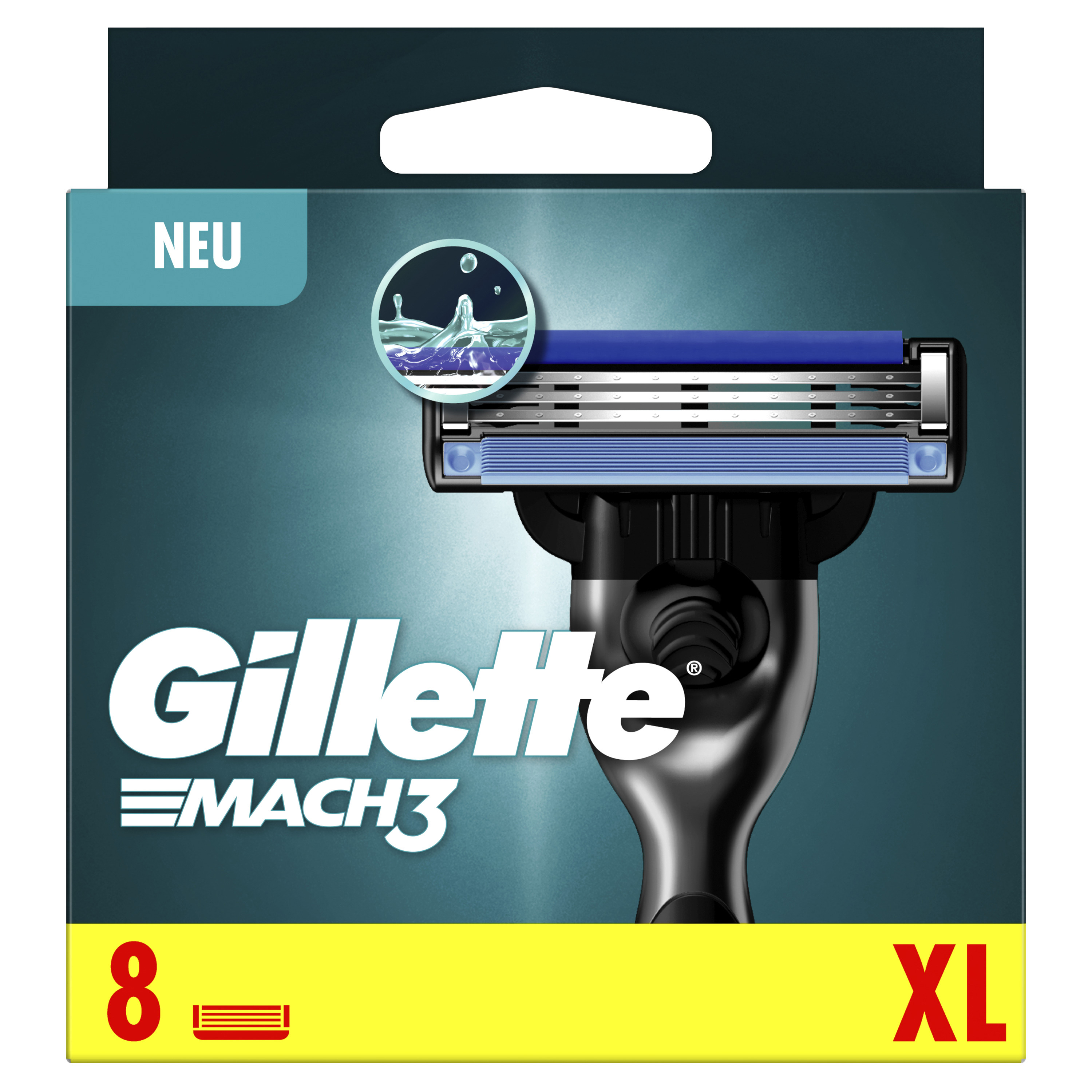 Gillette- Mach3 Systemklingen 8er 8stk
