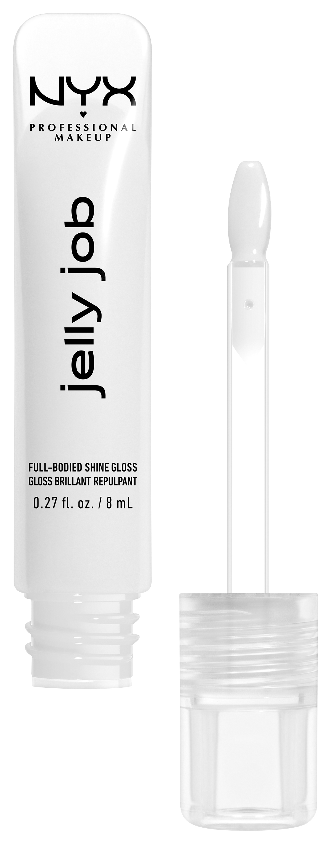 Nyx Professional Makeup Jelly Job - Peptide Infused Jelly Gloss Just Jelly 8ml