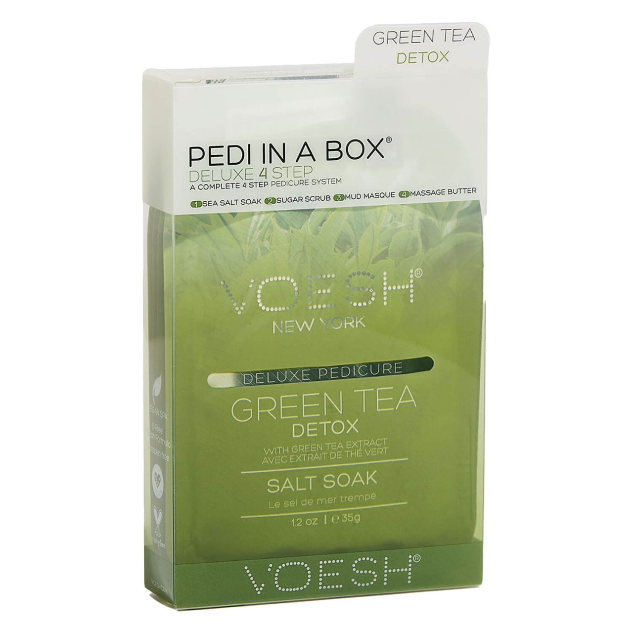 VOESH New York - Pedi In A Box 4 Step Green Tea Detox