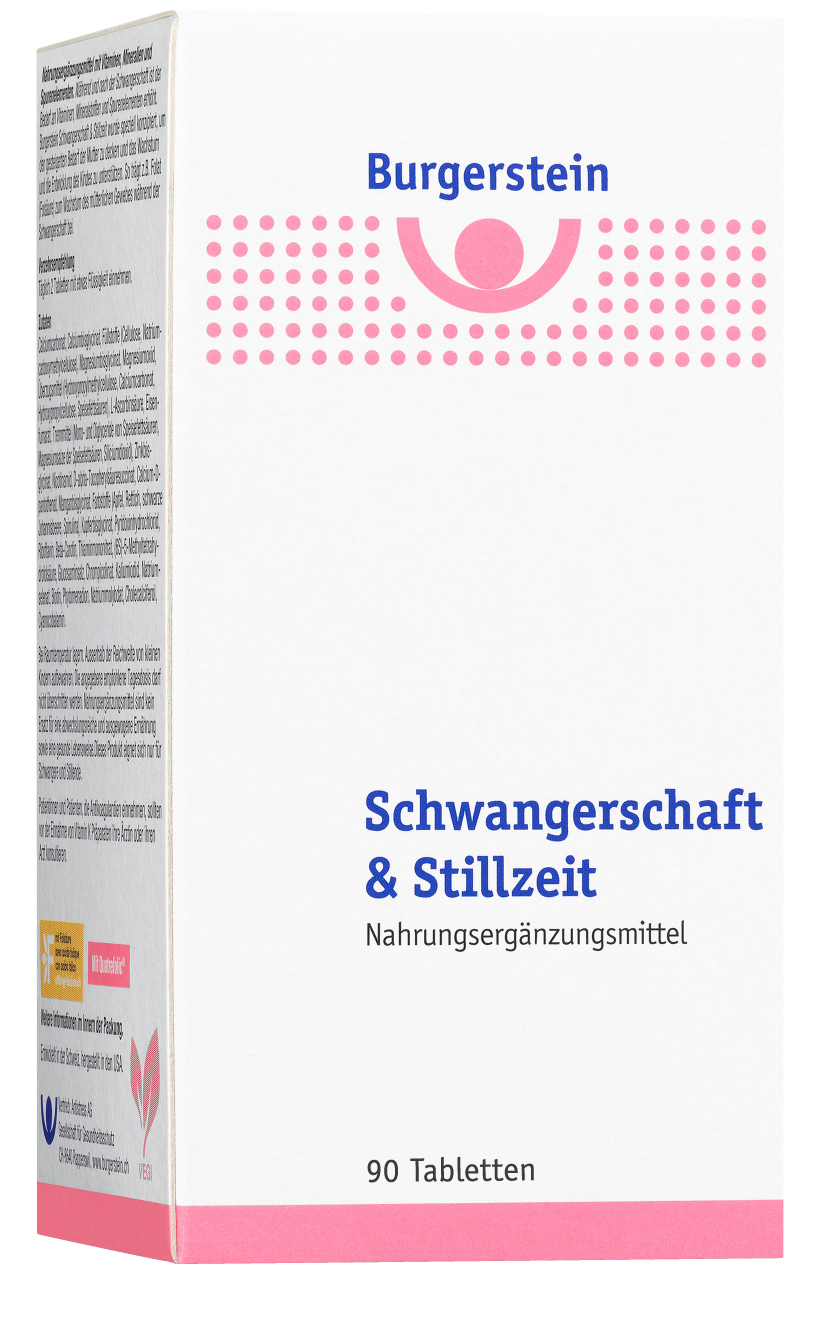 Burgerstein – Schwangerschaft & Stillzeit 90tabletten