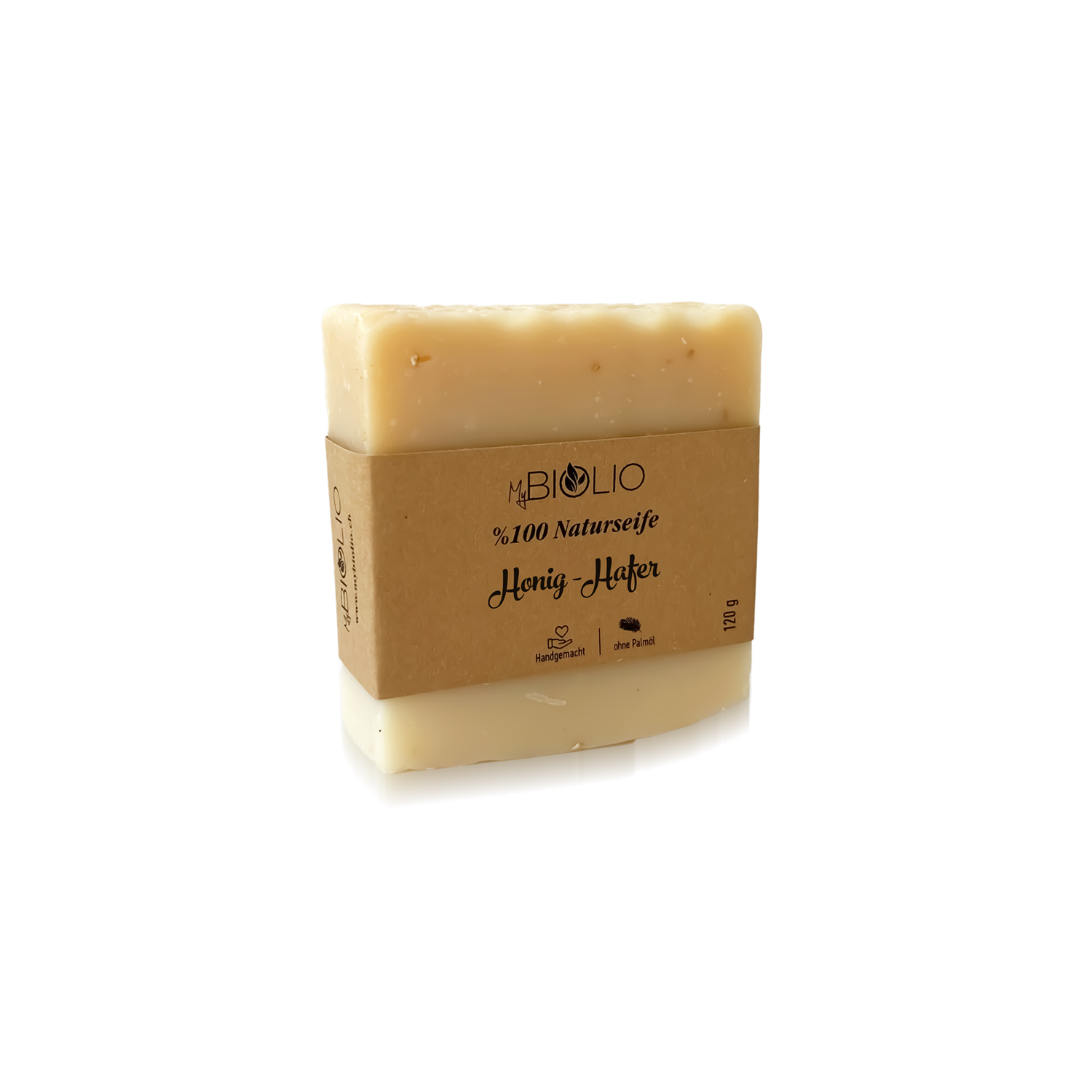 Mybiolio - Naturseife Honig-Hafer 120g