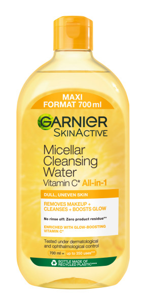 Garnier Skinactive Face – Mizellen Reinigungswasser All-In-1 Mit Vitamin C 700ml
