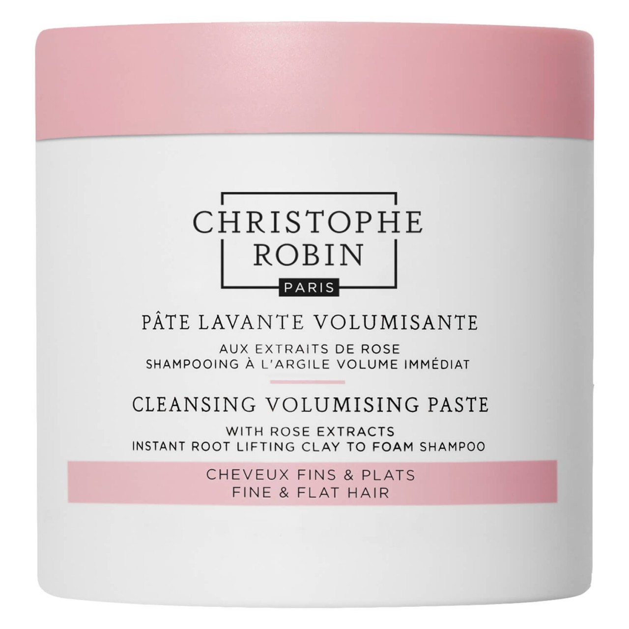 Christophe Robin - Pâte Lavante Volumisante aux Extraits de Rose