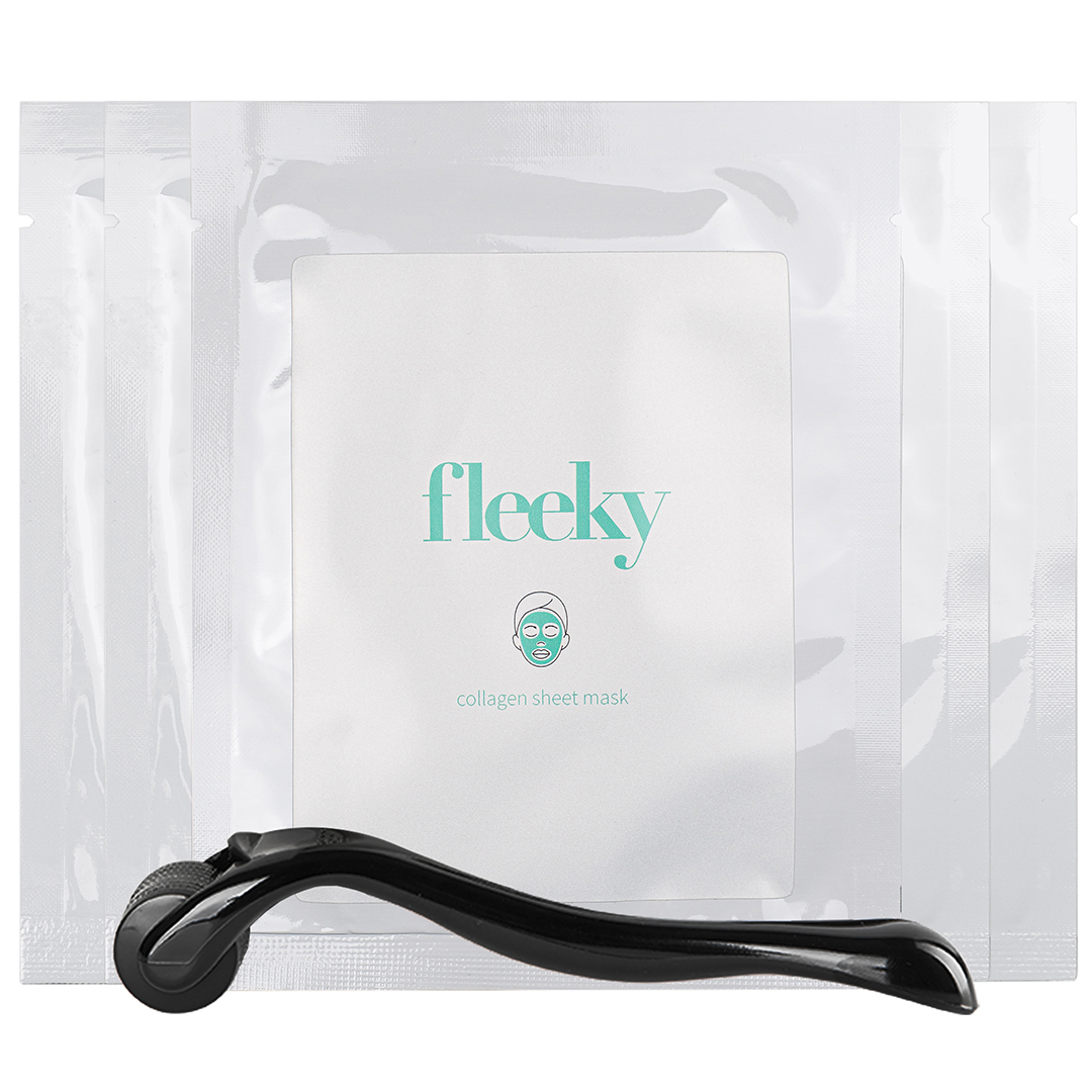 Fleeky Face – Sheet Mask Collagen+ Roller 5stk