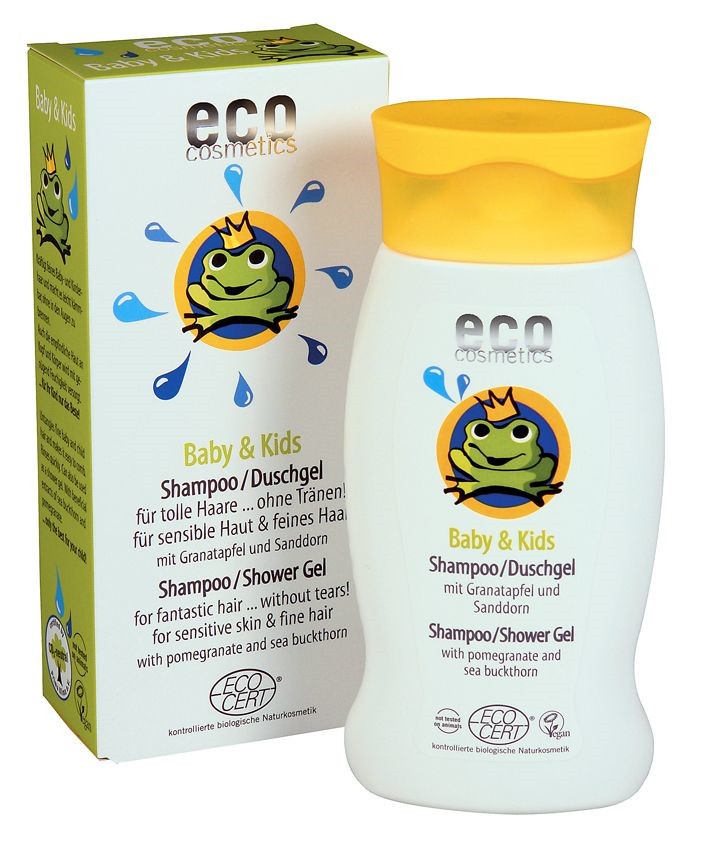 Eco Cosmetics - Shampooing/gel douche pour bébés et enfants