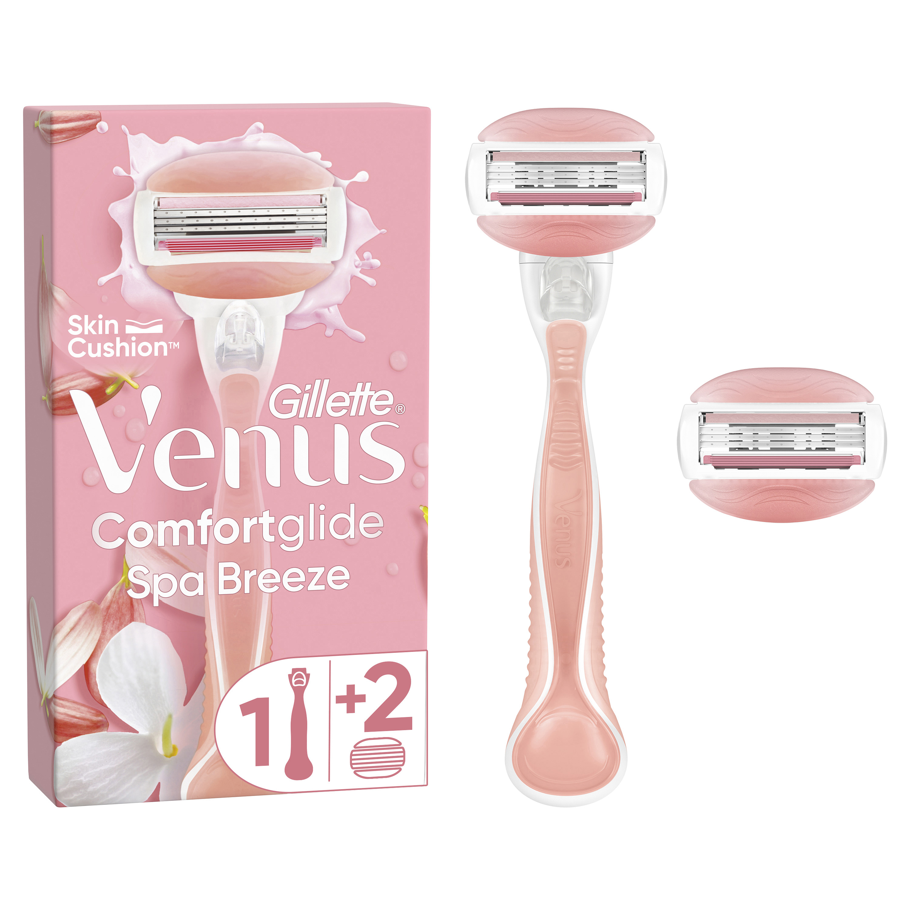 Gillette Venus Gillette – Venus Comfortglide Spa Breeze Rasierapparat Mit 2 Klingen 1stk