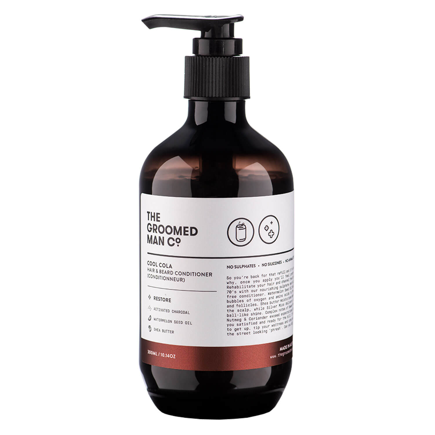 The Groomed Man Co. - Cool Cola Hair & Beard Conditioner 300ml