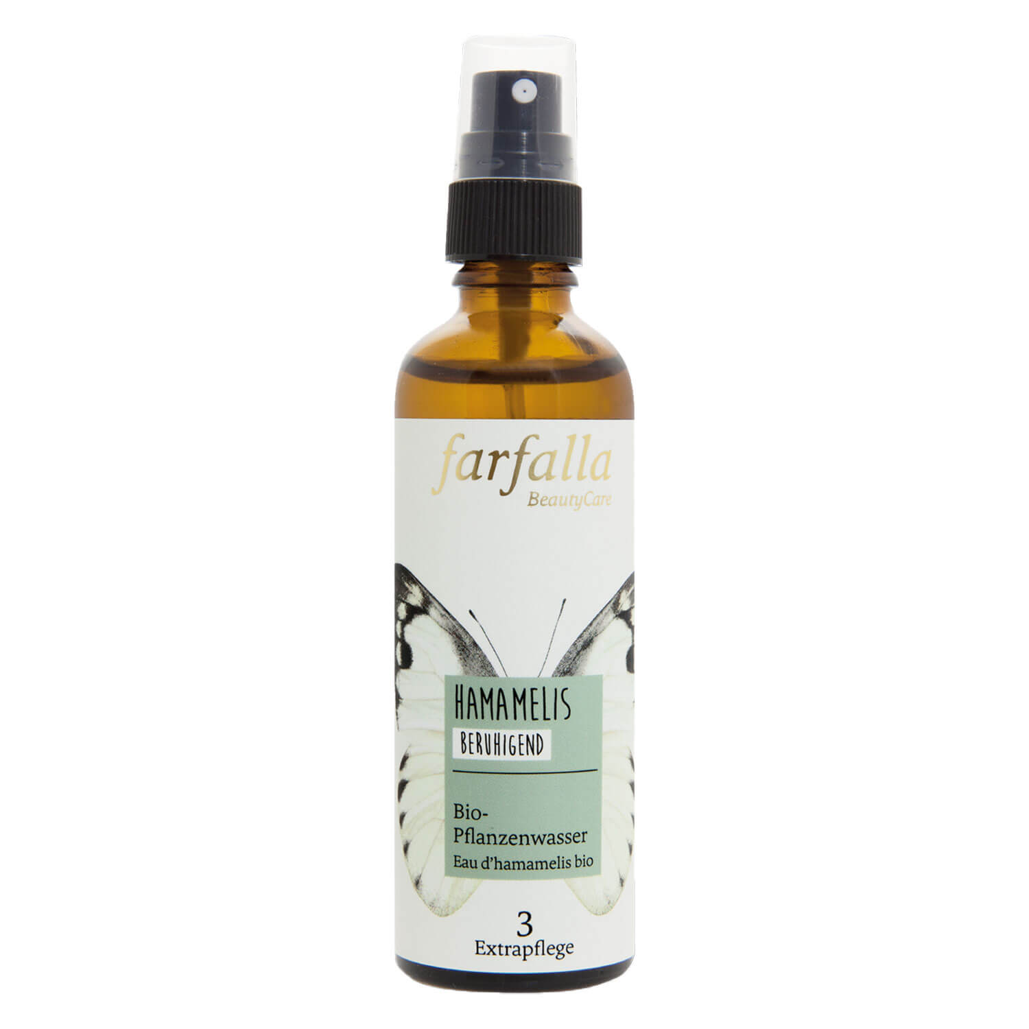 Farfalla Bio-Pflanzenwasser – Hamamelis Bio-Pflanzenwasser Beruhigend 75ml
