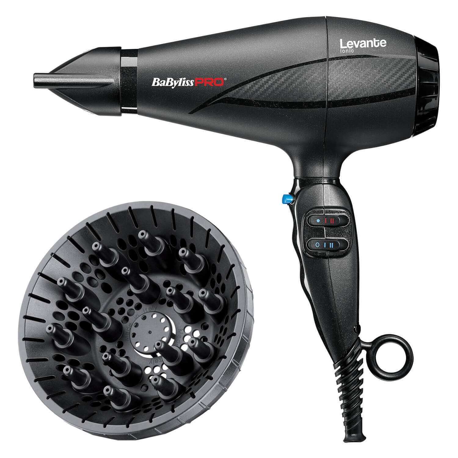 BaByliss Pro Levante Professional Hair Dryer BAB6950IE + Diffuser BABD11E |  