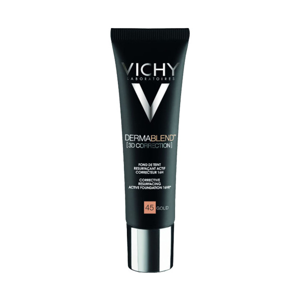 Vichy Dermablend – 3d Korrektur Make-Up Mit Sehr Hoher Deckkraft Für Unreine Haut 45 30ml