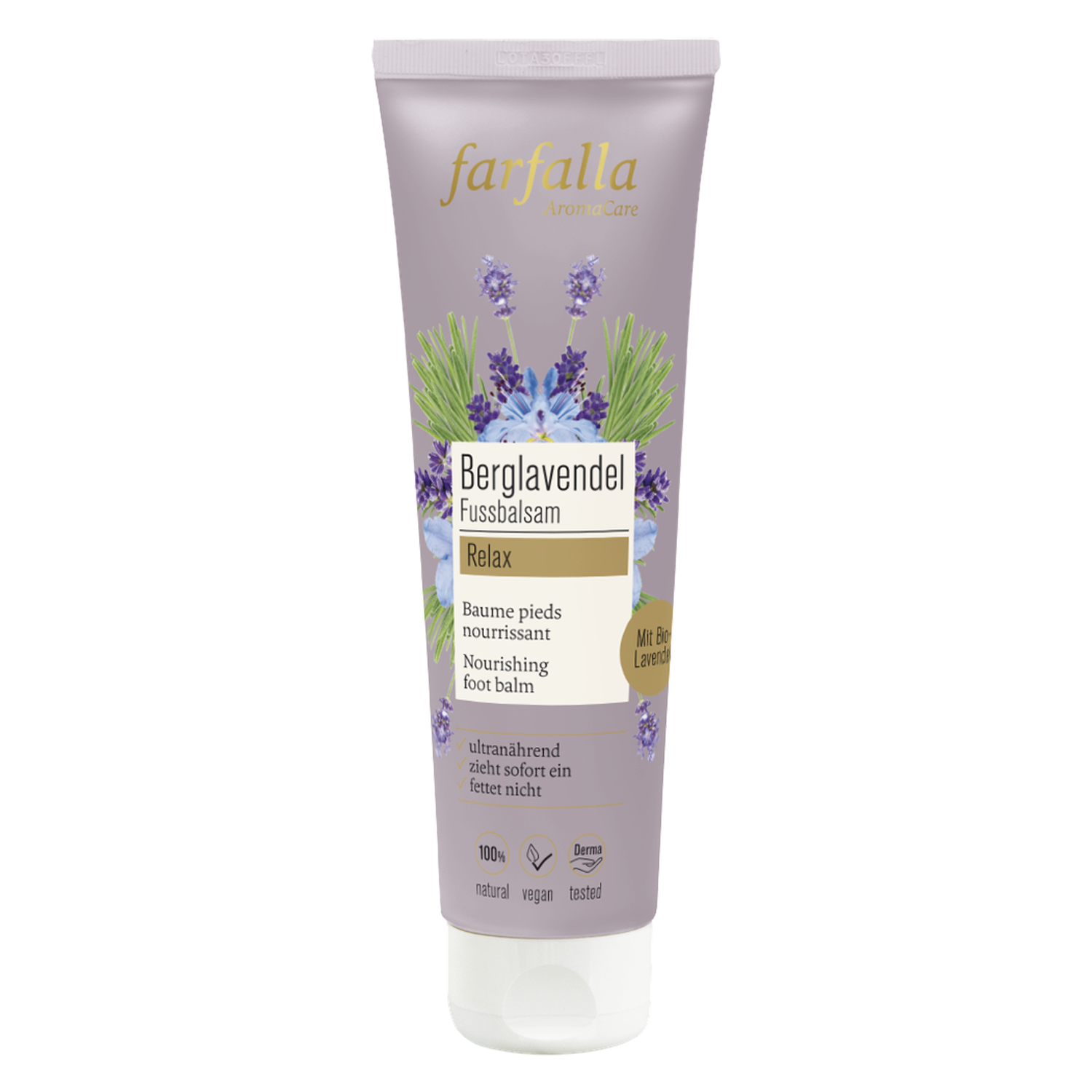 Farfalla Berglavendel Relax - Fussbalsam 75ml