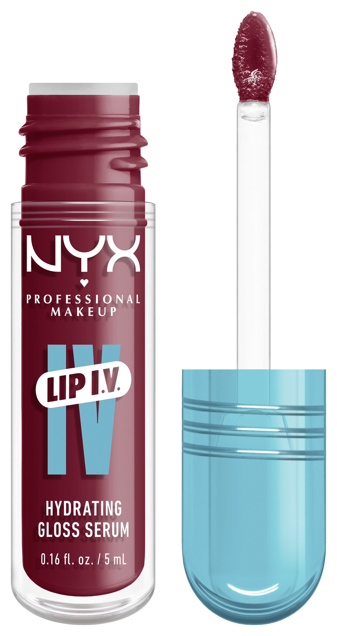 Nyx Professional Makeup Lip Iv – Gloss Serum Feuchtigkeitsspendender Lipgloss Bubblegum Burst 5ml