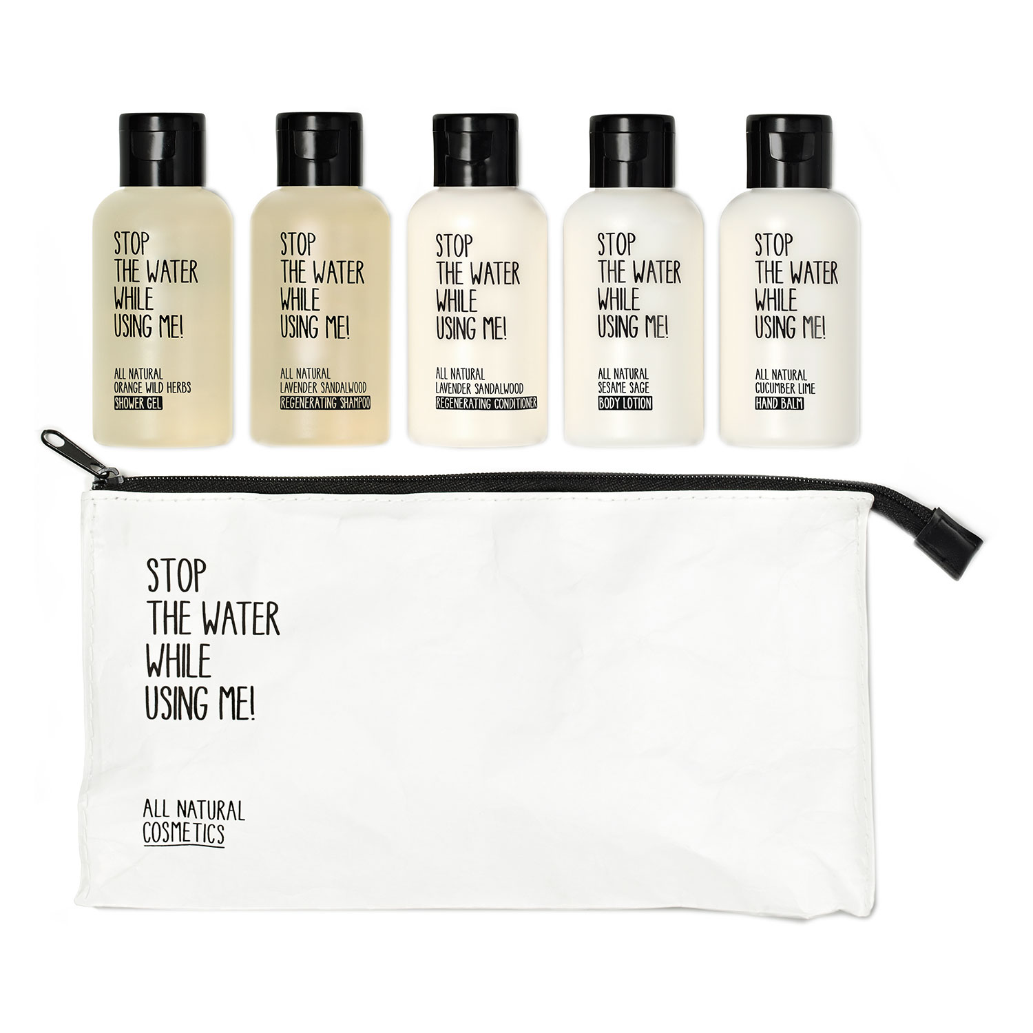 Stop The Water While Using Me! All Natural Hair – Travel Kit