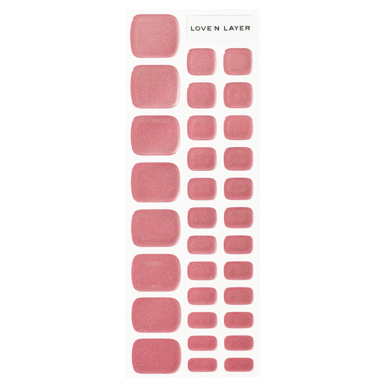 Lovenlayer – Metallic Toe Summer Pink 1stk