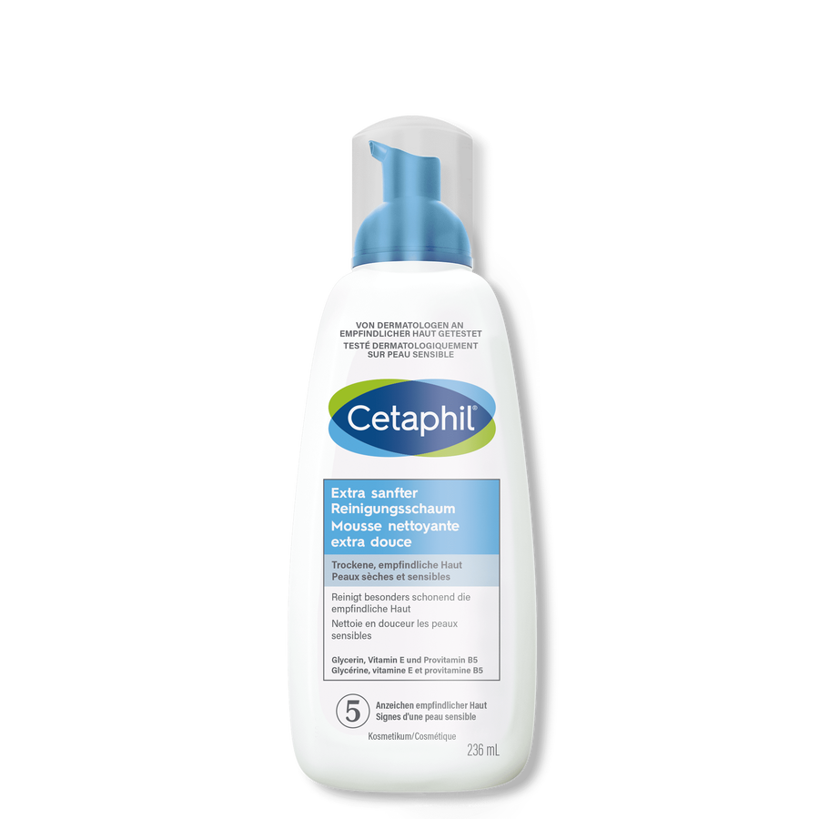 Cetaphil Daily Essentials – Extra Sanfter Reinigungsschaum 236ml