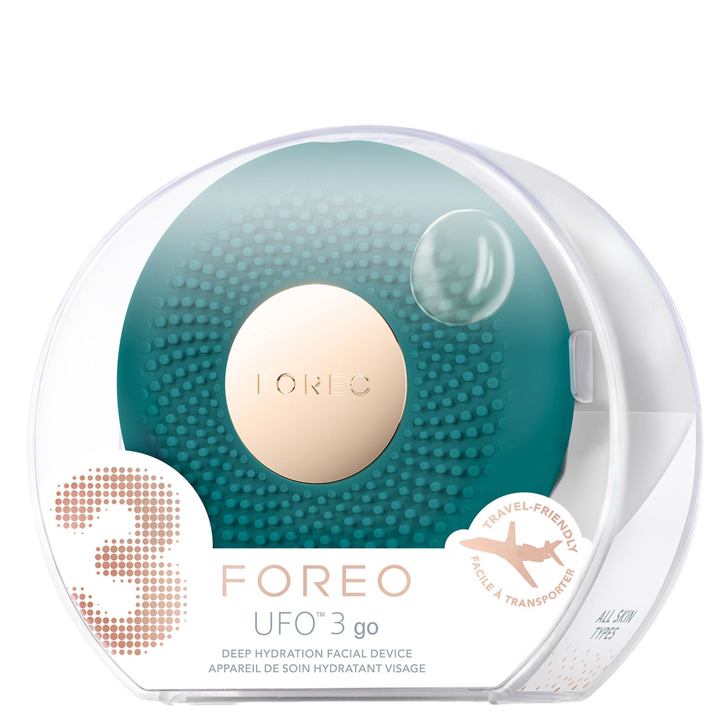 Foreo Ufo™ 3 Go – Maskengerät Mit Wärme & Led-Lichttherapie Evergreen