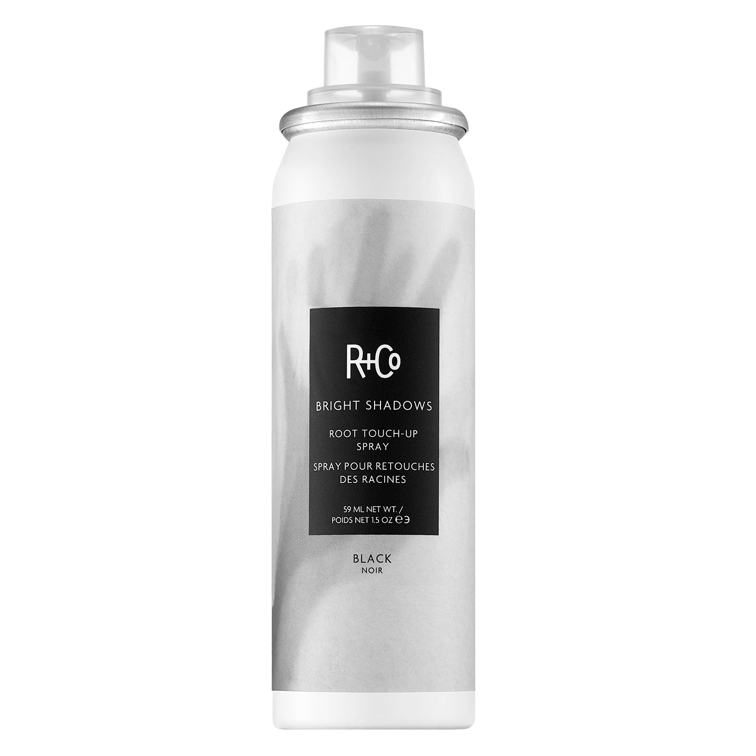 R+Co Bright Shadows Root TouchUp Spray Black