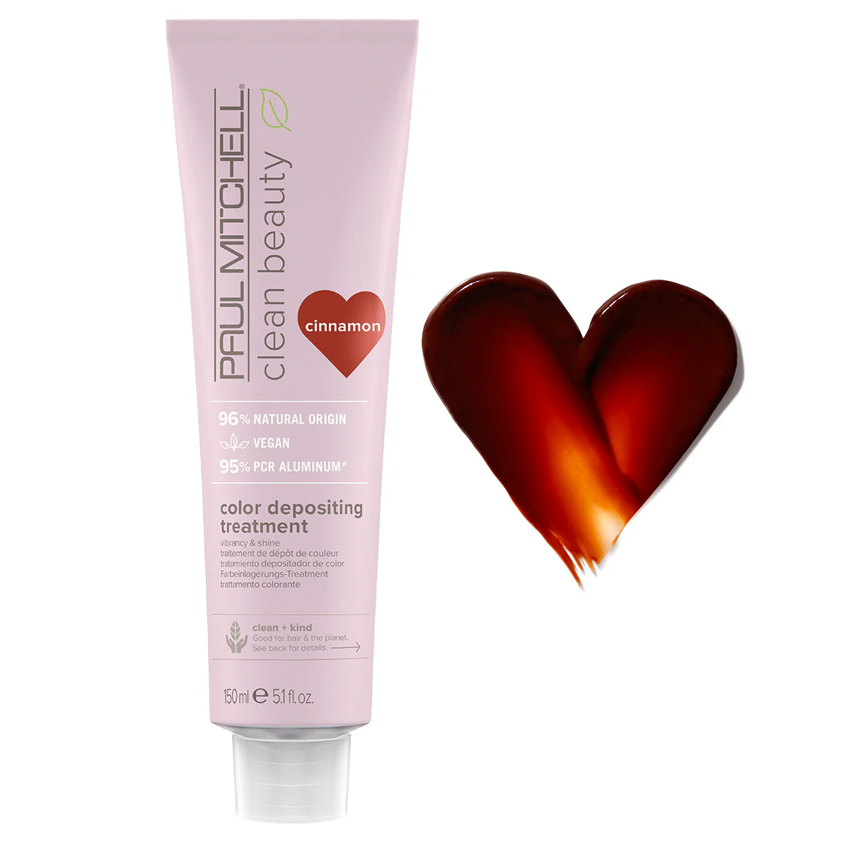 Paul Mitchell Clean Beauty Color Protect – Color Depositing Treatment – Cinnamon 150ml