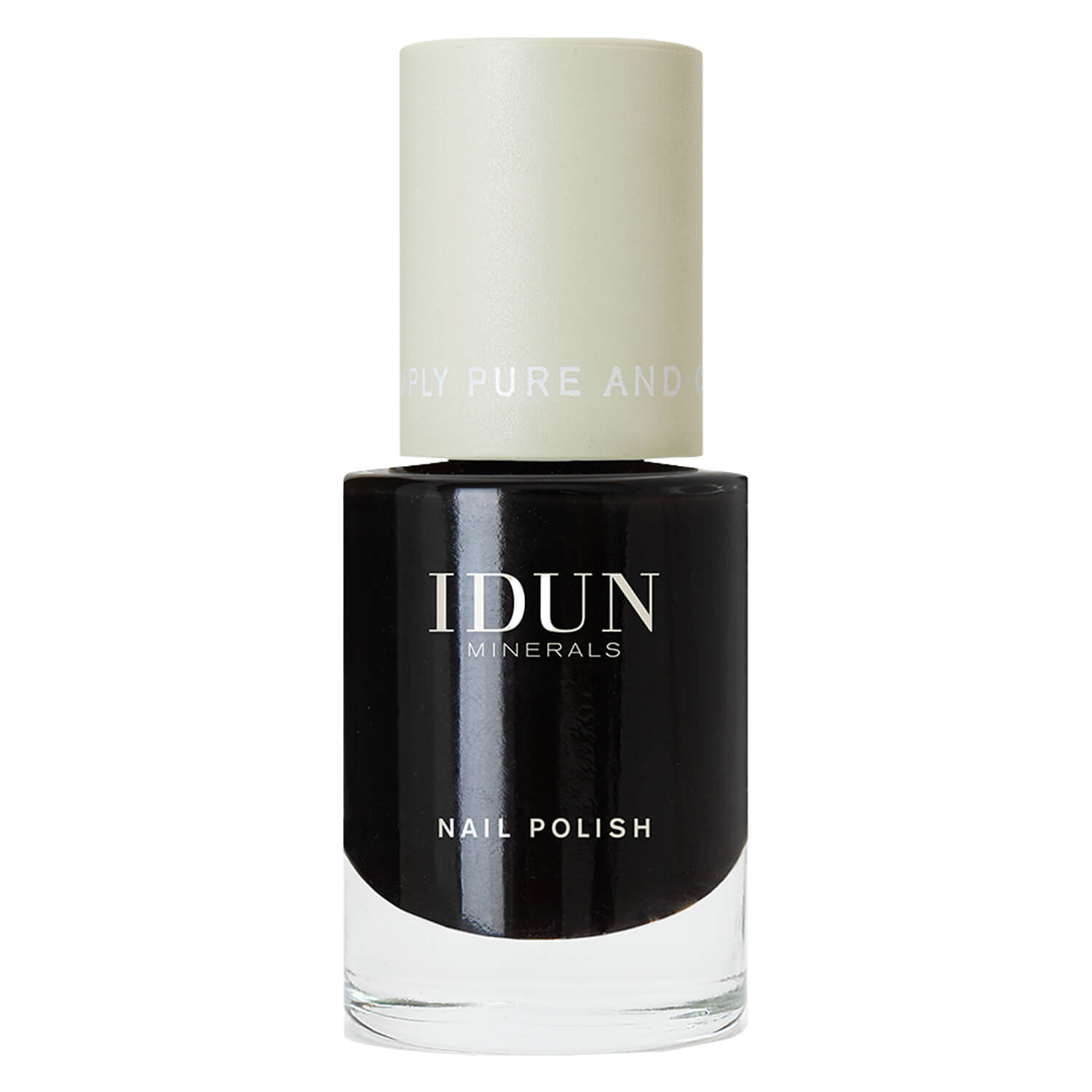 Idun Minerals Idun Nails – Nail Polish Onyx Classic Black 11ml