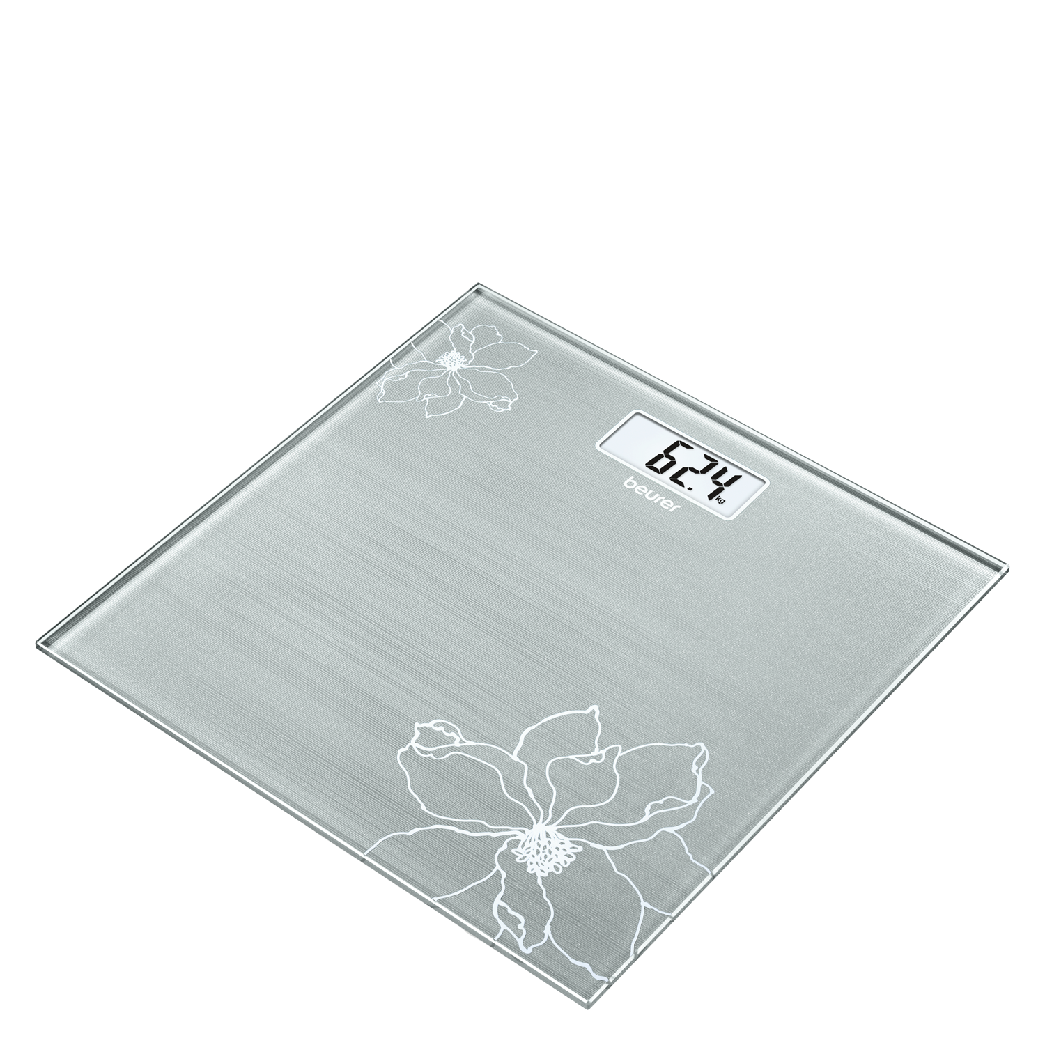 Beurer Gewicht Und Diagnose - Gs 10 Glaswaage Grau