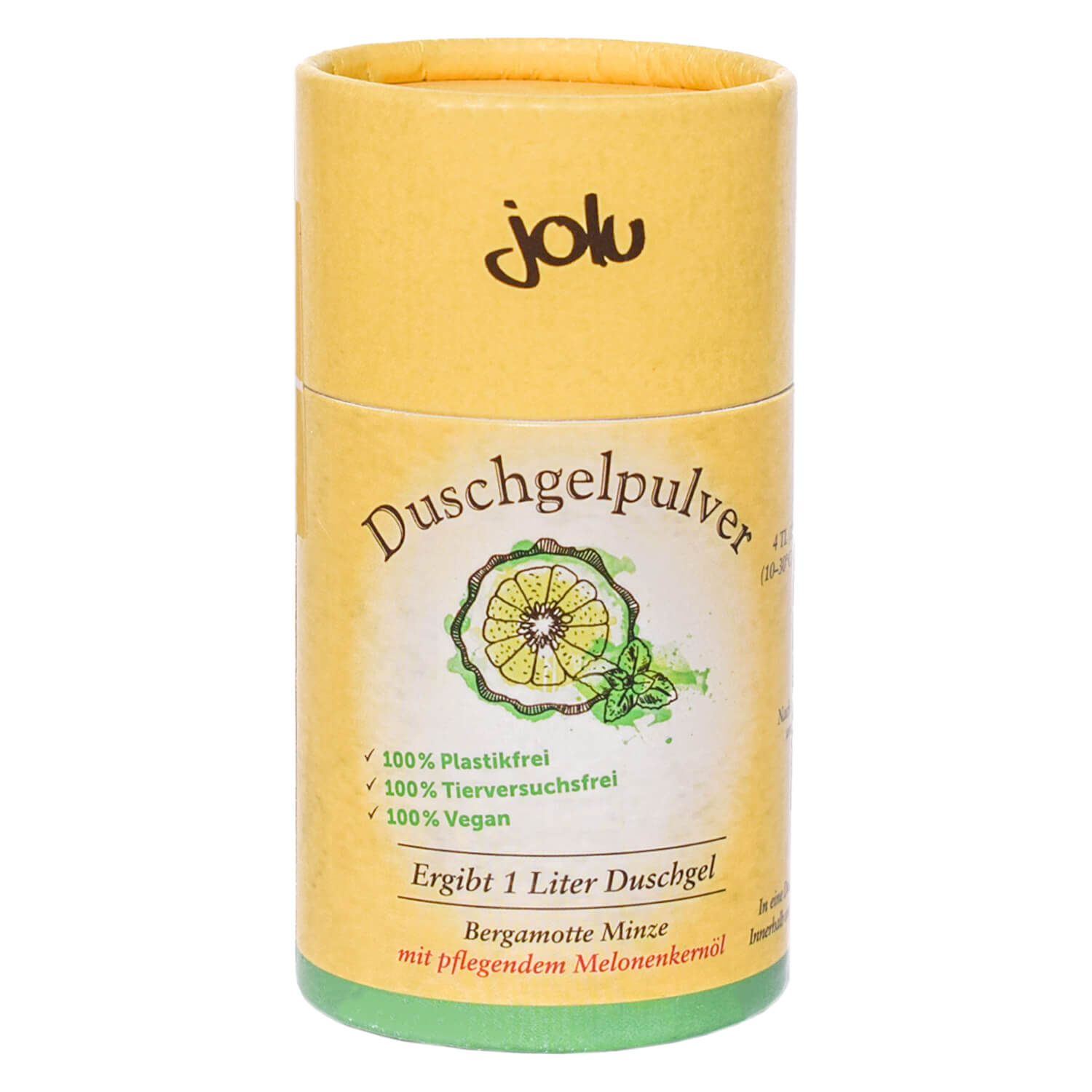 Jolu – Duschgelpulver Bergamotte/Minze