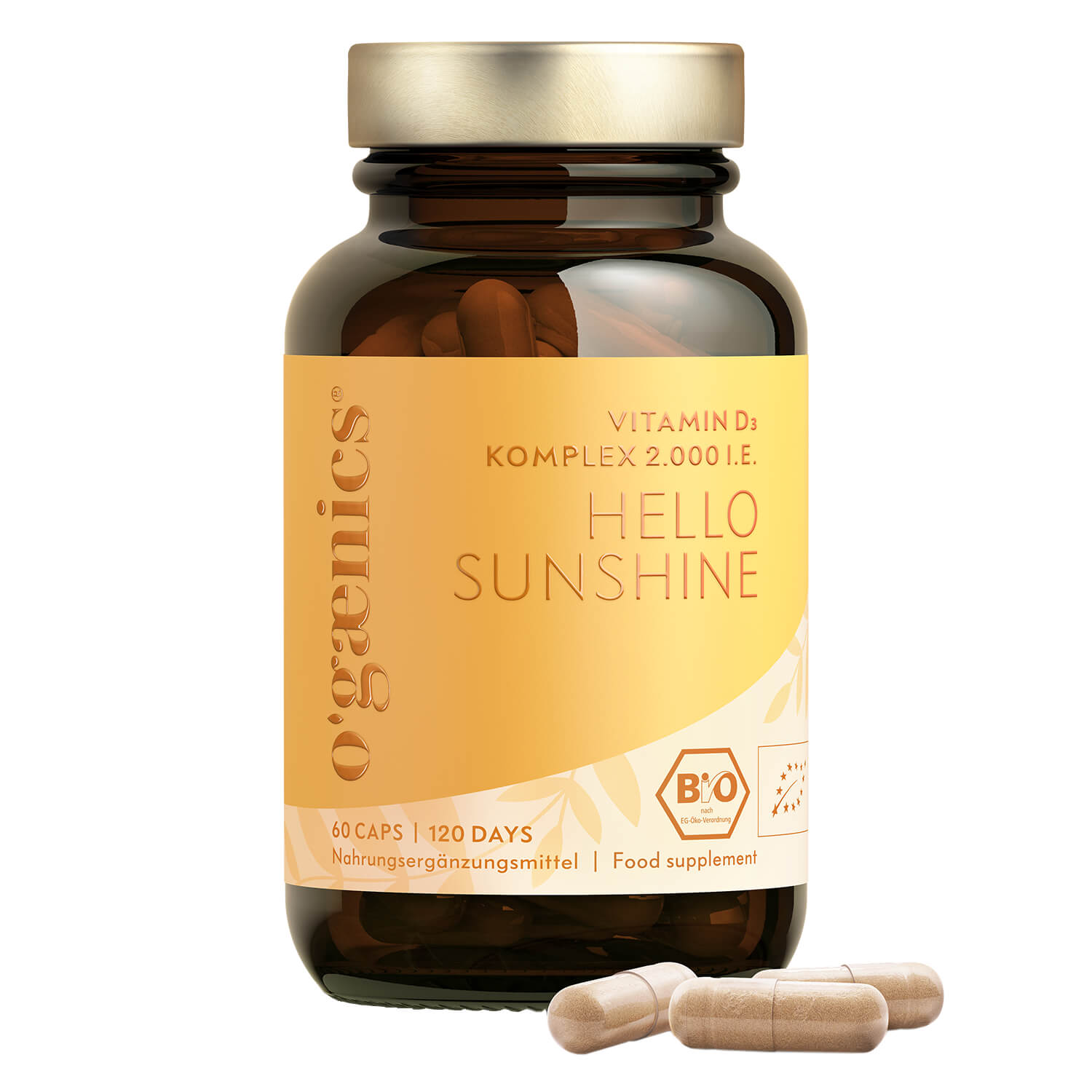 Ogaenics – Hello Sunshine Vitamin D₃ Complex 60x