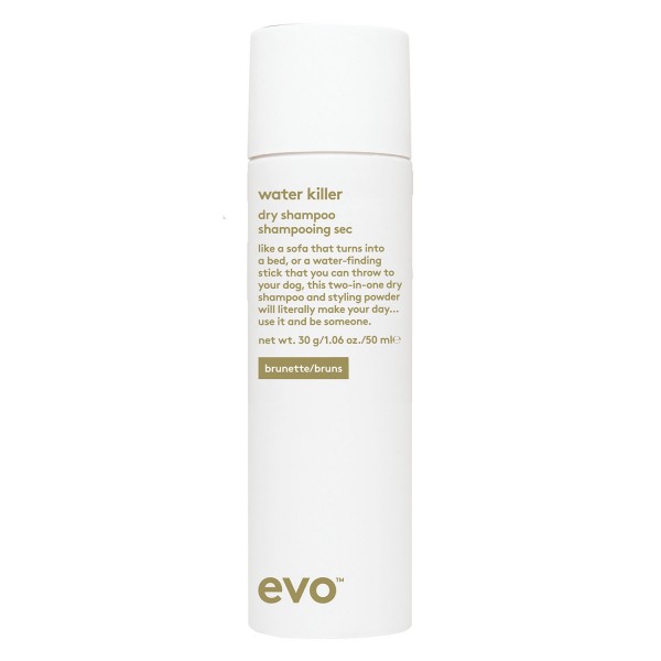 Image of evo style - water killer dry shampoo brunette