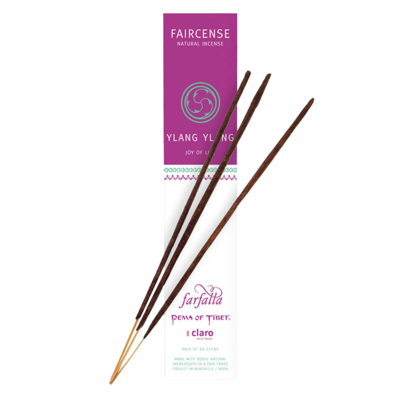 Farfalla Räucherstäbchen - Ylang Ylang/Joy of Life - Faircense Räucherstäbchen