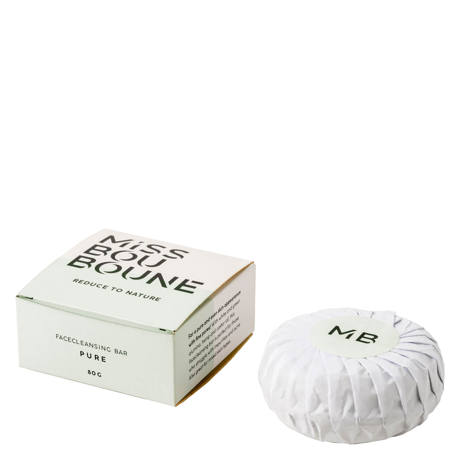 Miss Bouboune - Facecleansing Bar Pure 80g