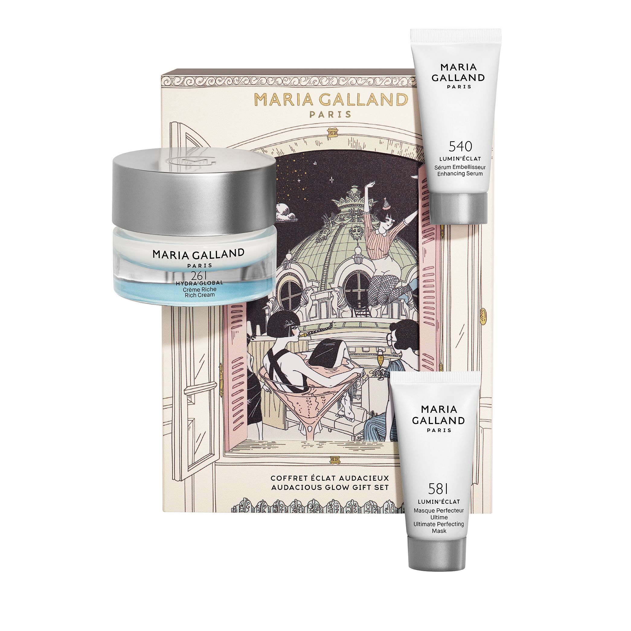 Maria Galland Xmas – Hydra’global Audacious Glow Gift Set 1x