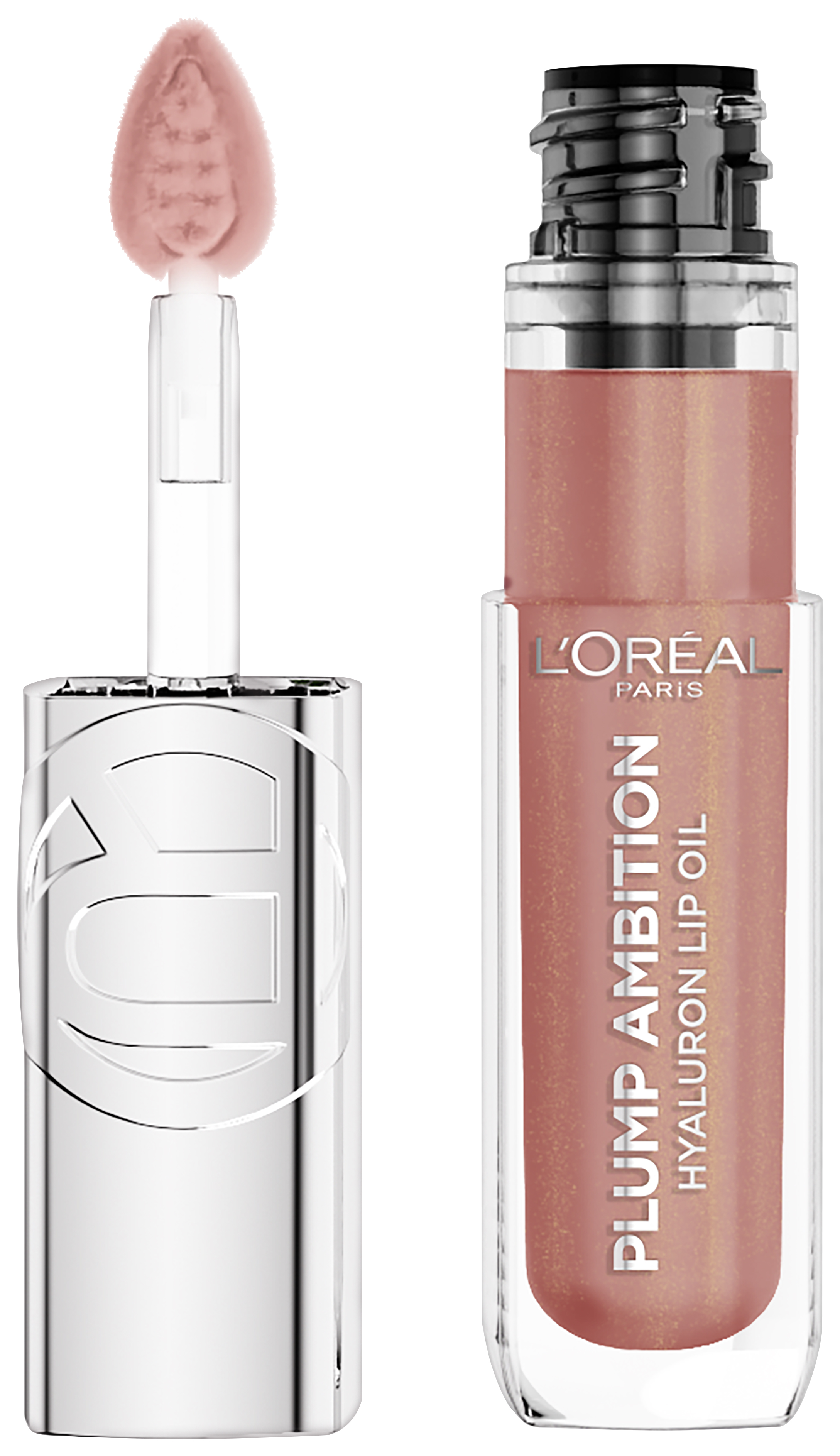 L'oréal Paris L'oreal Cosmetics - Plump Ambition Hyaluron Lip Oil 650 Nude Macaron 5ml