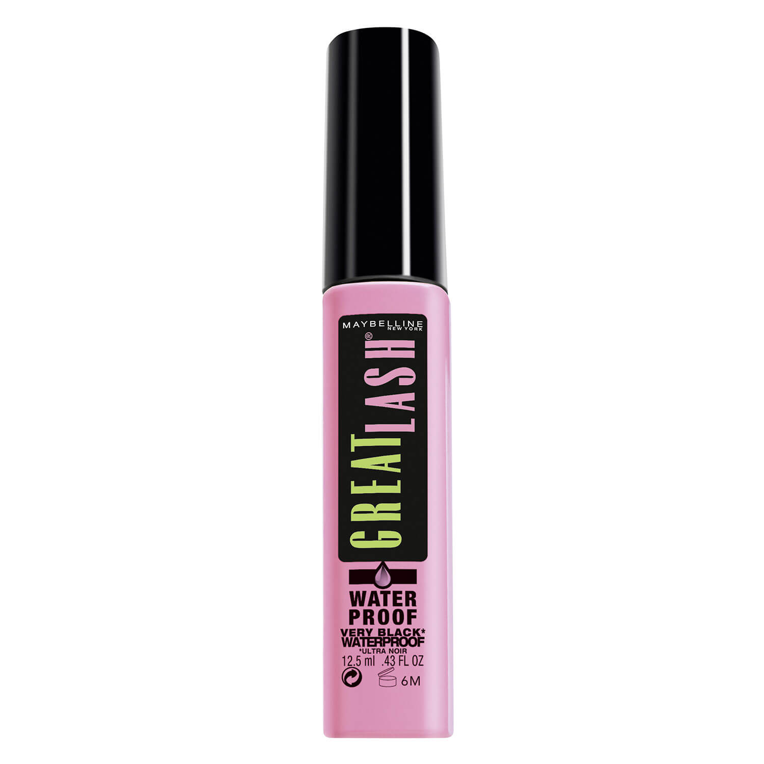 Maybelline New York Maybelline Ny Mascara - Great Lash Mascara Very Black Waterproof 12.5ml