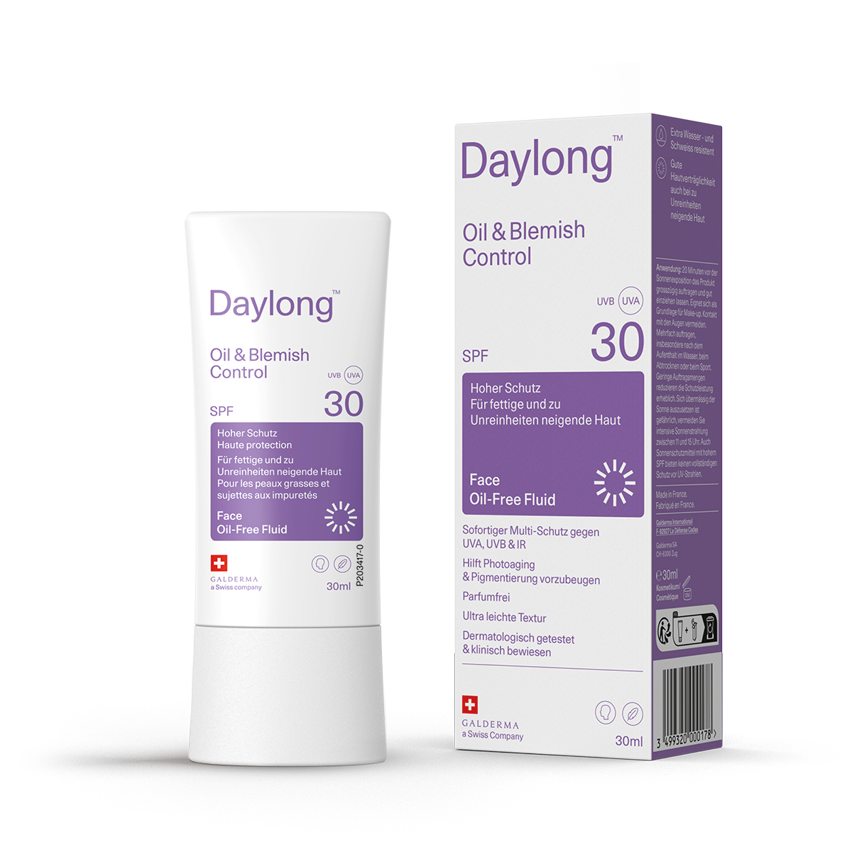 Daylong Face - Oil-Free Fluid Spf 30 30ml