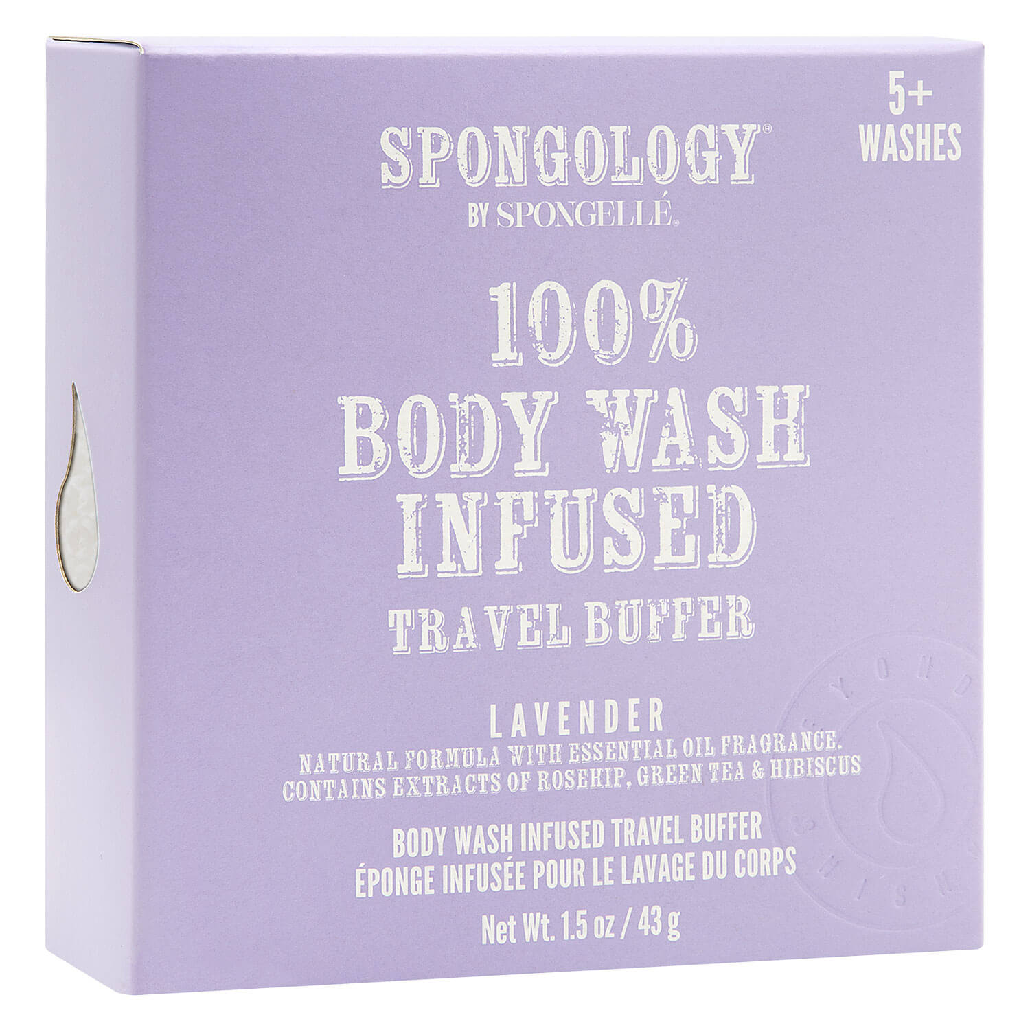 Spongellé Travel Buffer – Lavender 43g
